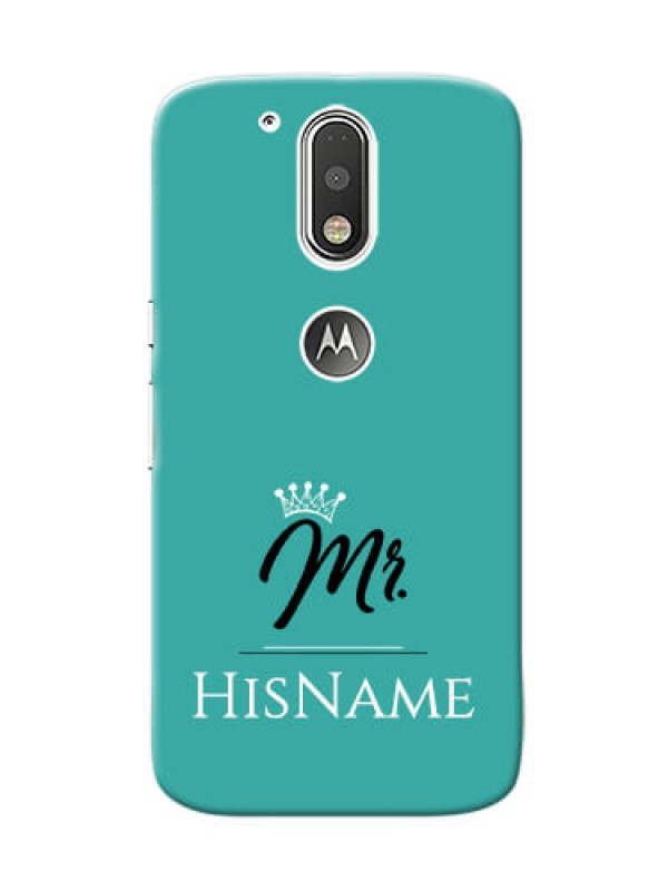 Custom Motorola G4 Custom Phone Case Mr with Name