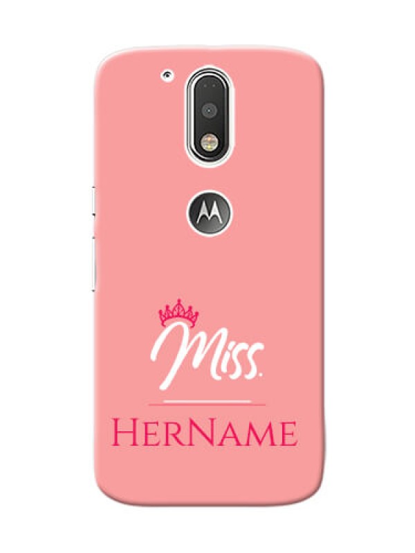 Custom Motorola G4 Custom Phone Case Mrs with Name