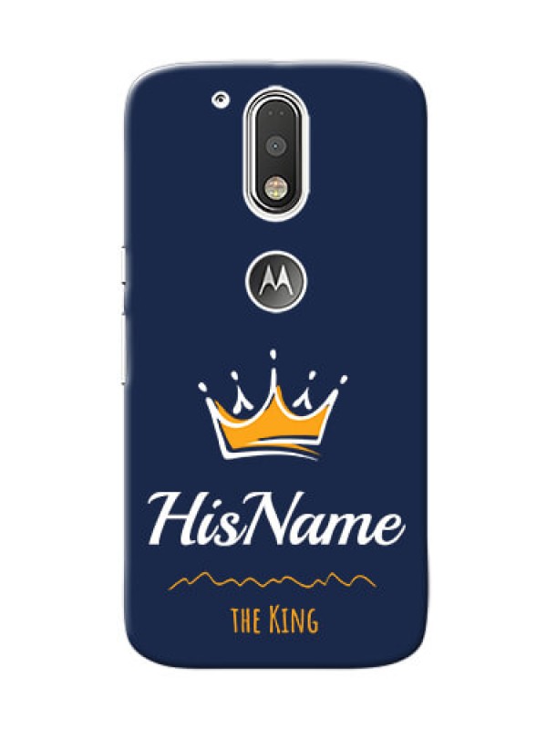 Custom Motorola G4 King Phone Case with Name