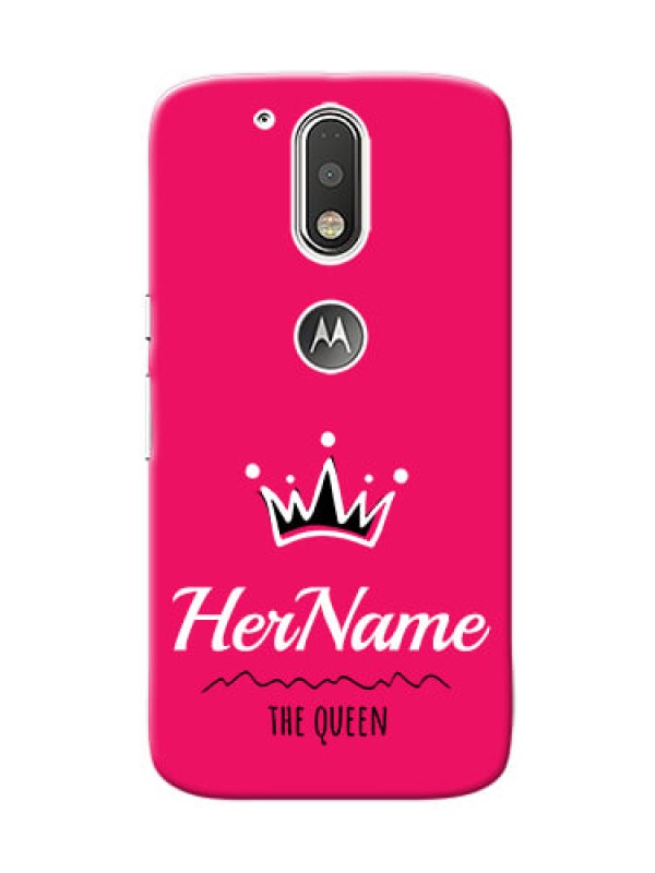 Custom Motorola G4 Queen Phone Case with Name