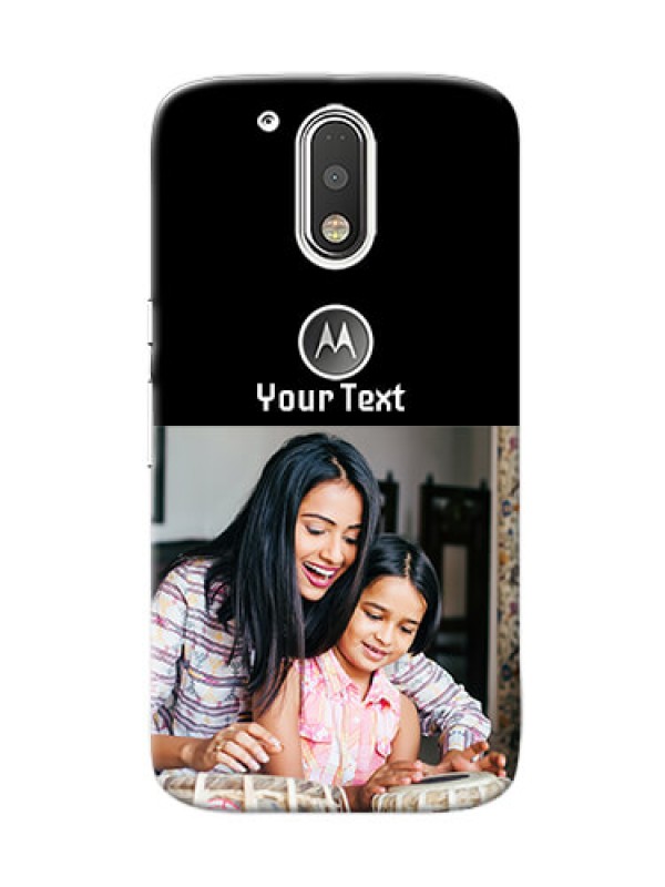 Custom Motorola G4 Photo with Name on Phone Case