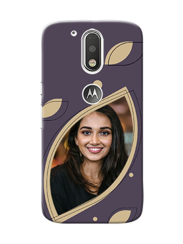 Custom Motorola G4 Custom Phone Cases: Falling Leaf Design