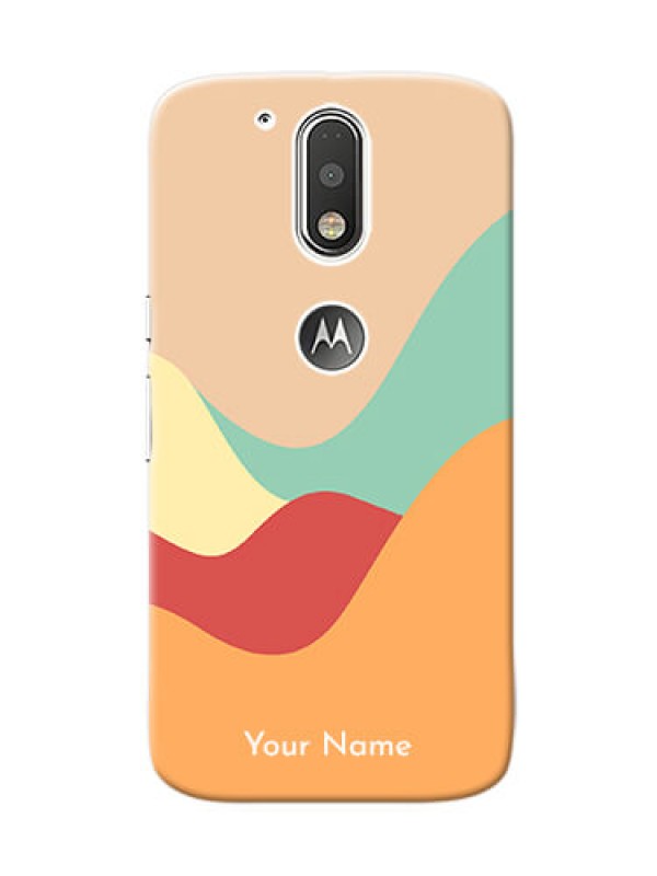 Custom Motorola G4 Custom Mobile Case with Ocean Waves Multi-colour Design