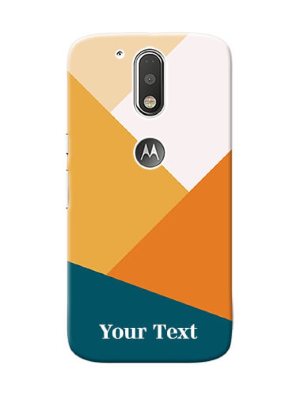 Custom Motorola G4 Custom Phone Cases: Stacked Multi-colour Design