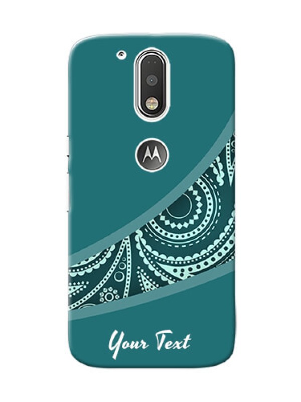 Custom Motorola G4 Custom Phone Covers: semi visible floral Design