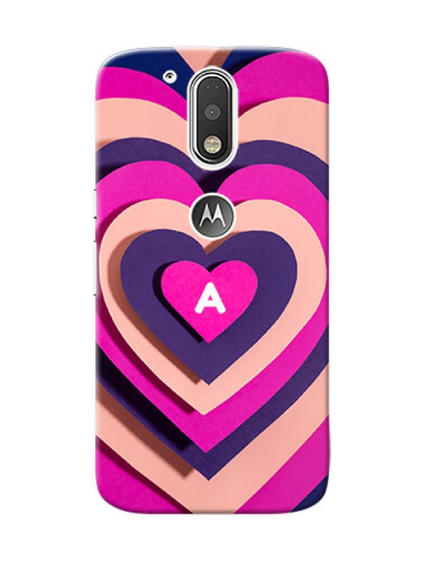 Custom Motorola G4 Custom Mobile Case with Cute Heart Pattern Design