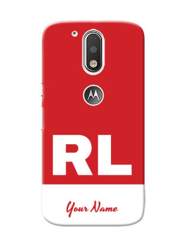 Custom Motorola G4 Custom Phone Cases: dual tone custom text Design