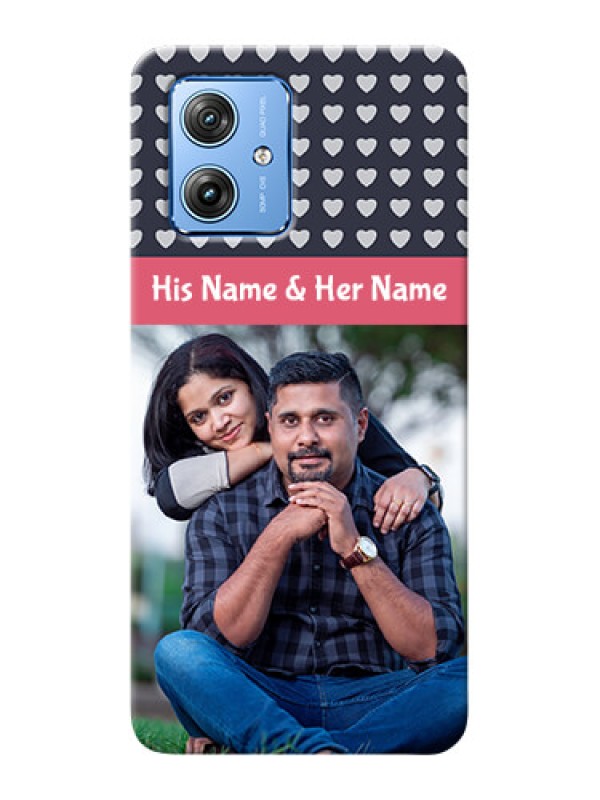 Custom Motorola G54 5G Custom Mobile Case with Love Symbols Design