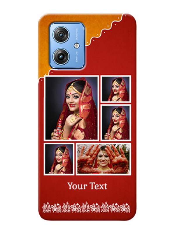 Custom Motorola G54 5G customized phone cases: Wedding Pic Upload Design
