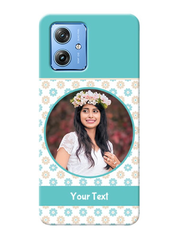 Custom Motorola G54 5G Custom Mobile Back Covers: Beautiful Flowers Design