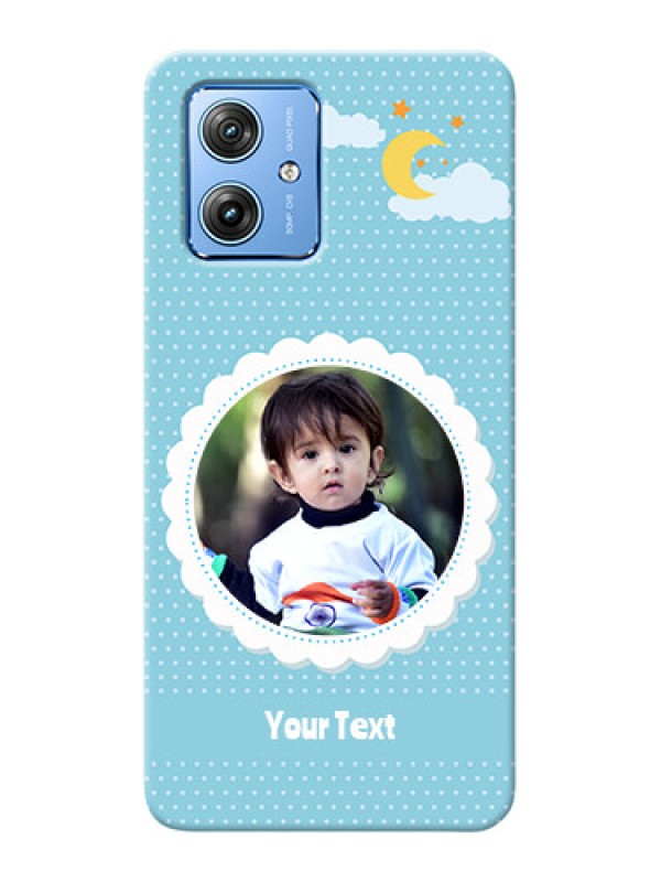 Custom Motorola G54 5G mobile cases online: violet Pattern Design