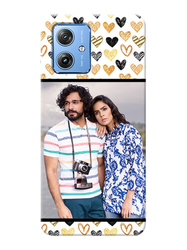 Custom Motorola G54 5G Personalized Mobile Cases: Love Symbol Design