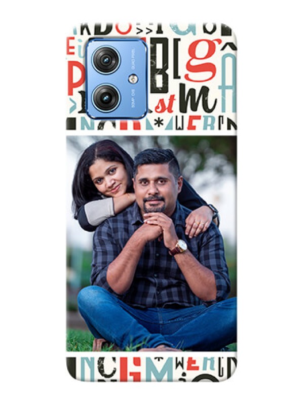 Custom Motorola G54 5G custom mobile phone covers: Alphabet Design