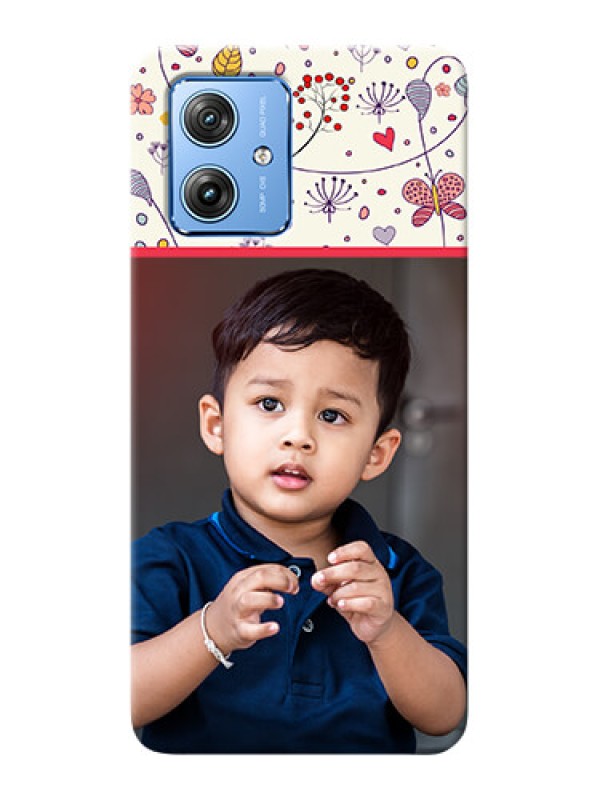 Custom Motorola G54 5G phone back covers: Premium Floral Design