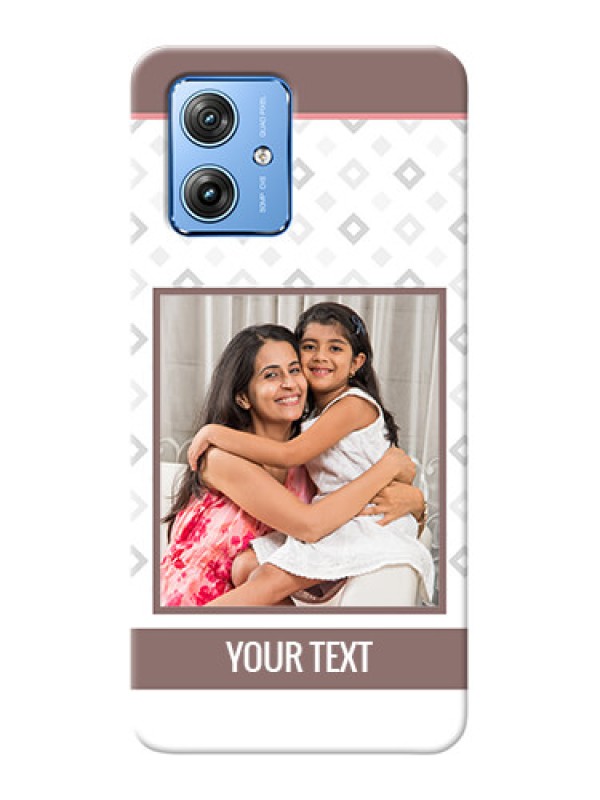 Custom Motorola G54 5G custom back covers: Simple Diamond Design