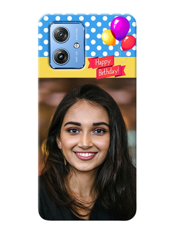 Custom Motorola G54 5G custom mobile back covers: Happy Birthday Design