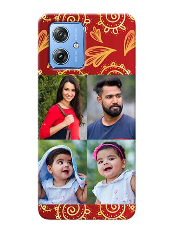 Custom Motorola G54 5G Mobile Phone Cases: 4 Image Traditional Design