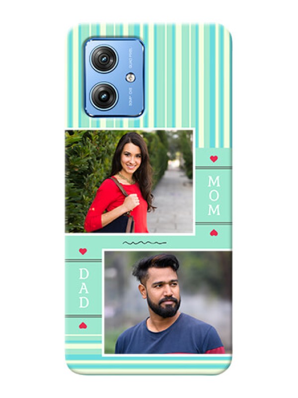 Custom Motorola G54 5G custom mobile phone covers: Mom And Dad Pic Design
