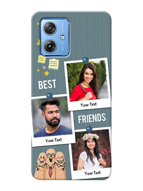 Custom Motorola G54 5G Mobile Cases: Sticky Frames and Friendship Design