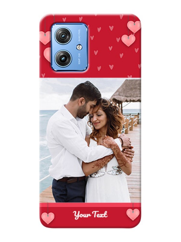 Custom Motorola G54 5G Mobile Back Covers: Valentines Day Design