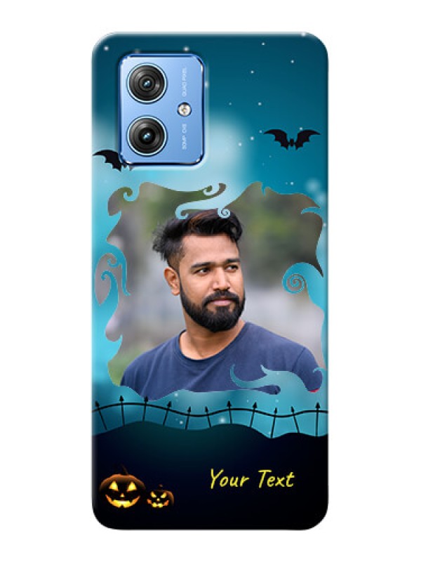 Custom Motorola G54 5G Personalised Phone Cases: Halloween frame design