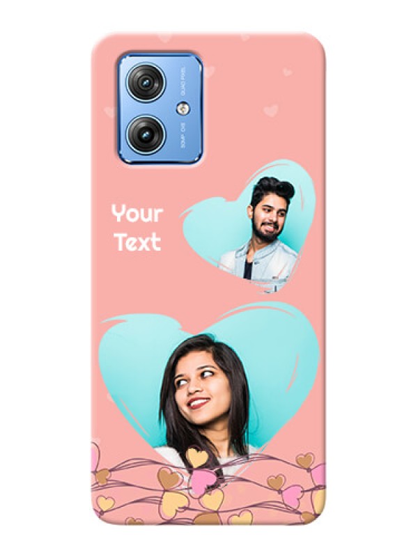 Custom Motorola G54 5G customized phone cases: Love Doodle Design