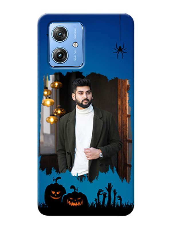 Custom Motorola G54 5G mobile cases online with pro Halloween design