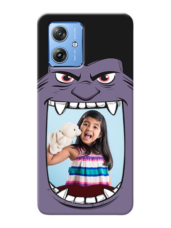 Custom Motorola G54 5G Personalised Phone Covers: Angry Monster Design