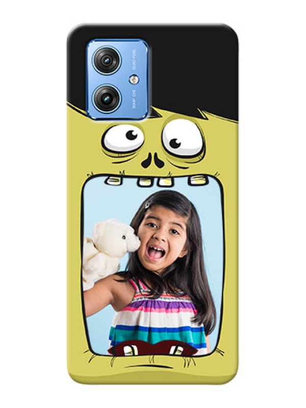 Custom Motorola G54 5G Mobile Covers: Cartoon monster back case Design