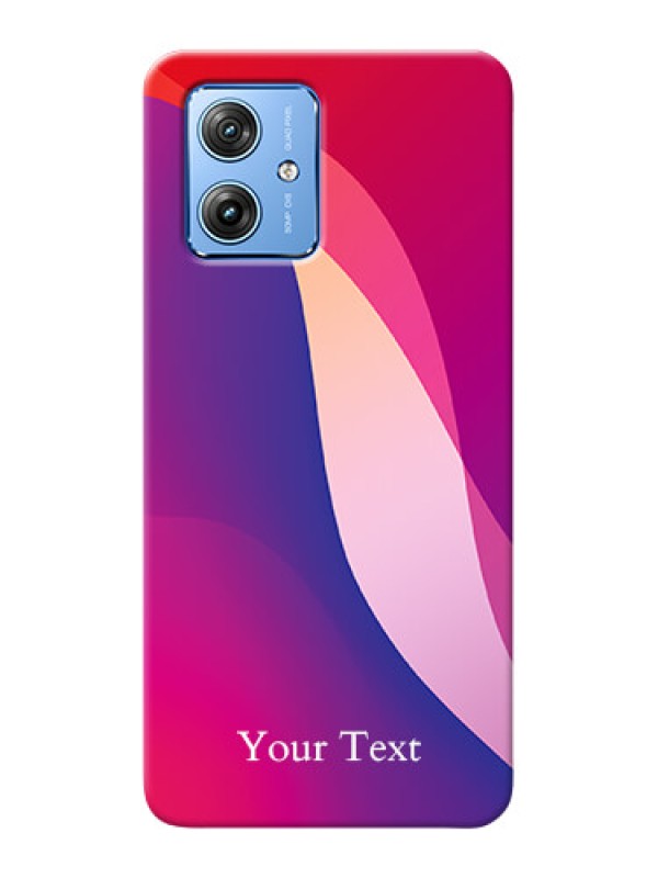 Custom Motorola G54 5G Personalized Phone Case with Digital abstract Overlap Design