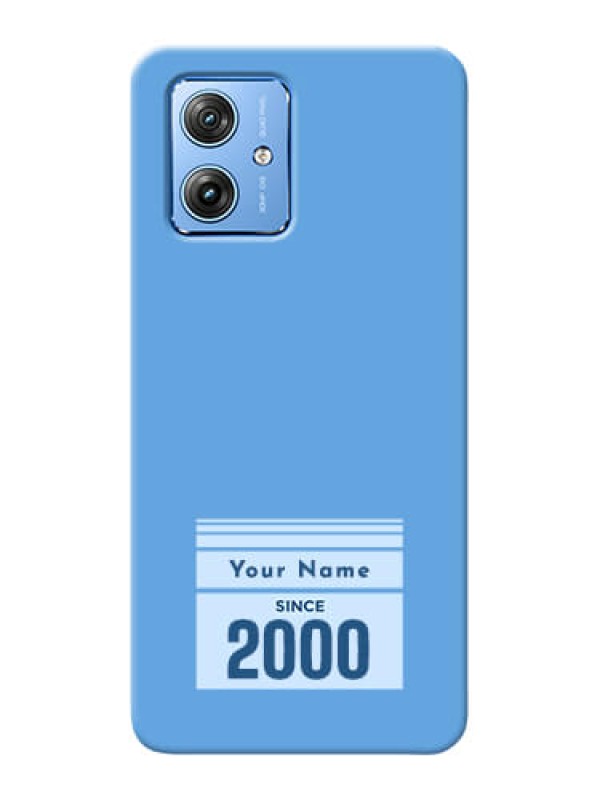 Custom Motorola G54 5G Custom Mobile Case with Custom Year of birth Design