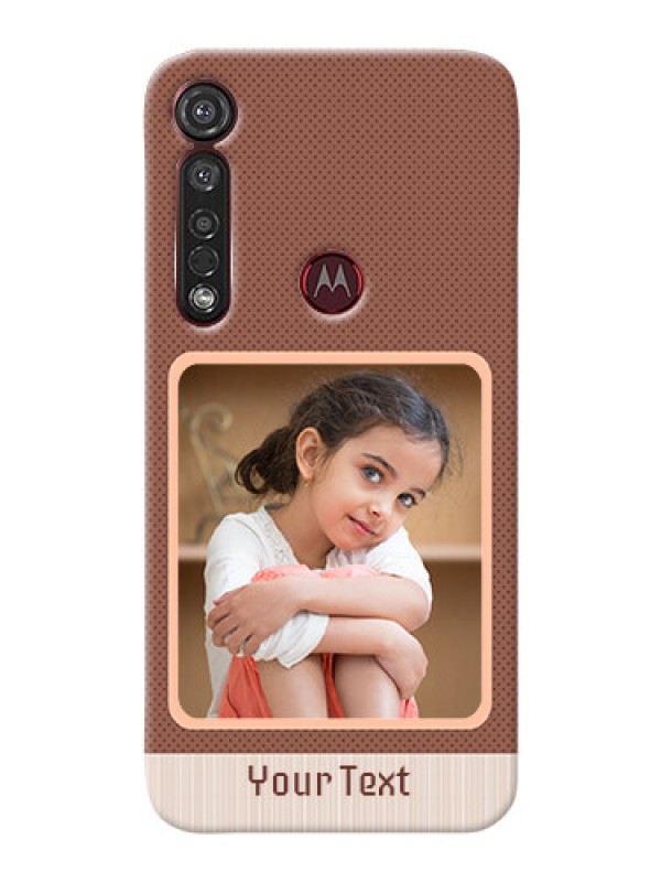 Custom Motorola G8 Plus Phone Covers: Simple Pic Upload Design
