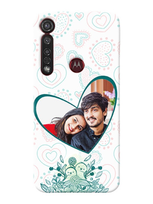 Custom Motorola G8 Plus Personalized Mobile Cases: Premium Couple Design