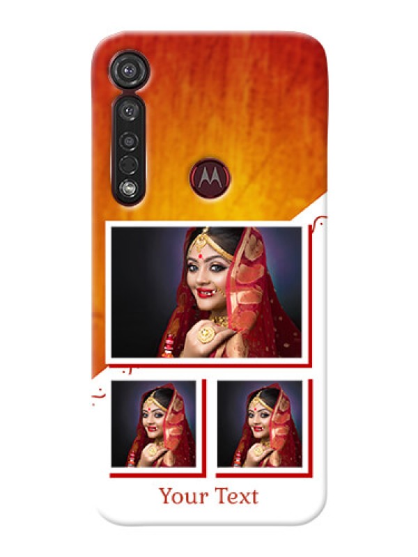 Custom Motorola G8 Plus Personalised Phone Cases: Wedding Memories Design  