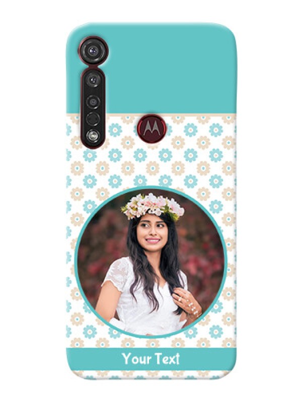 Custom Motorola G8 Plus Custom Mobile Back Covers: Beautiful Flowers Design