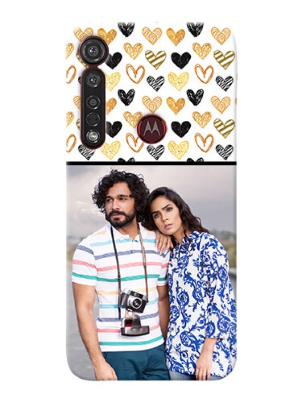 Custom Motorola G8 Plus Personalized Mobile Cases: Love Symbol Design