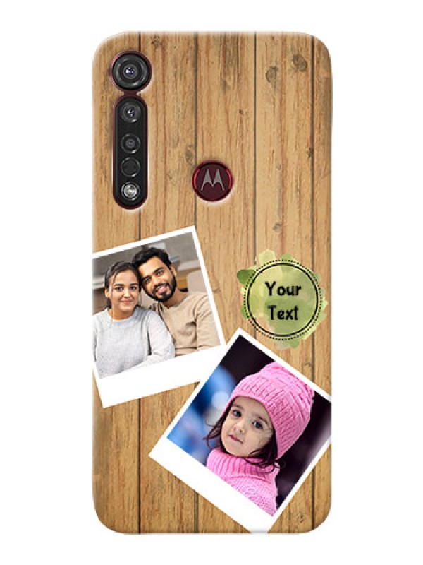 Custom Motorola G8 Plus Custom Mobile Phone Covers: Wooden Texture Design