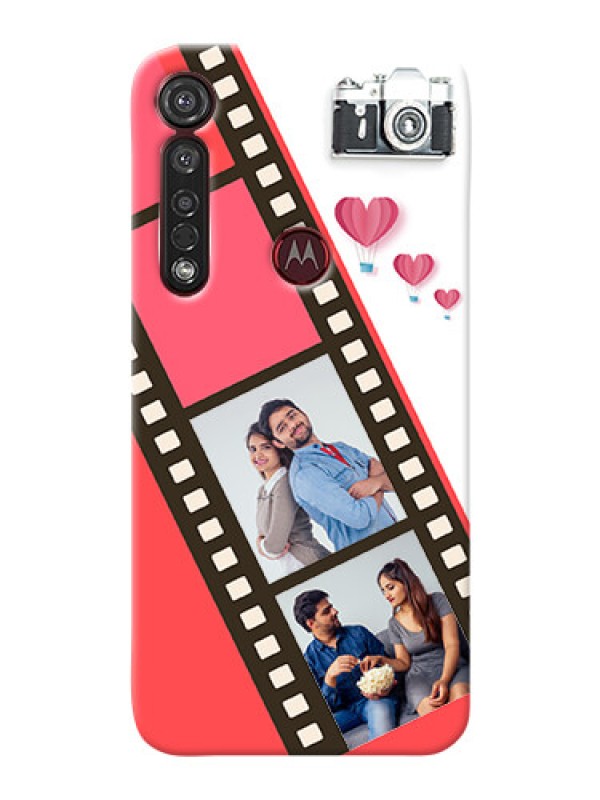 Custom Motorola G8 Plus custom phone covers: 3 Image Holder with Film Reel