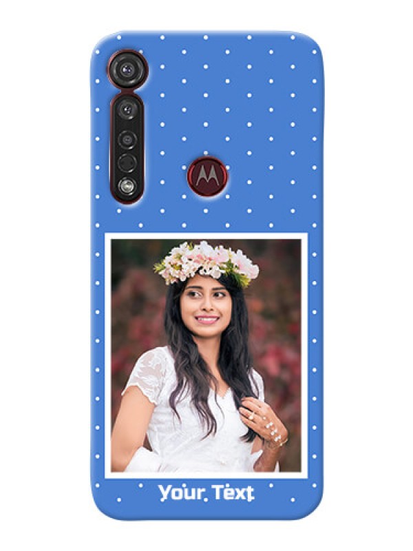 Custom Motorola G8 Plus Personalised Phone Cases: polka dots design