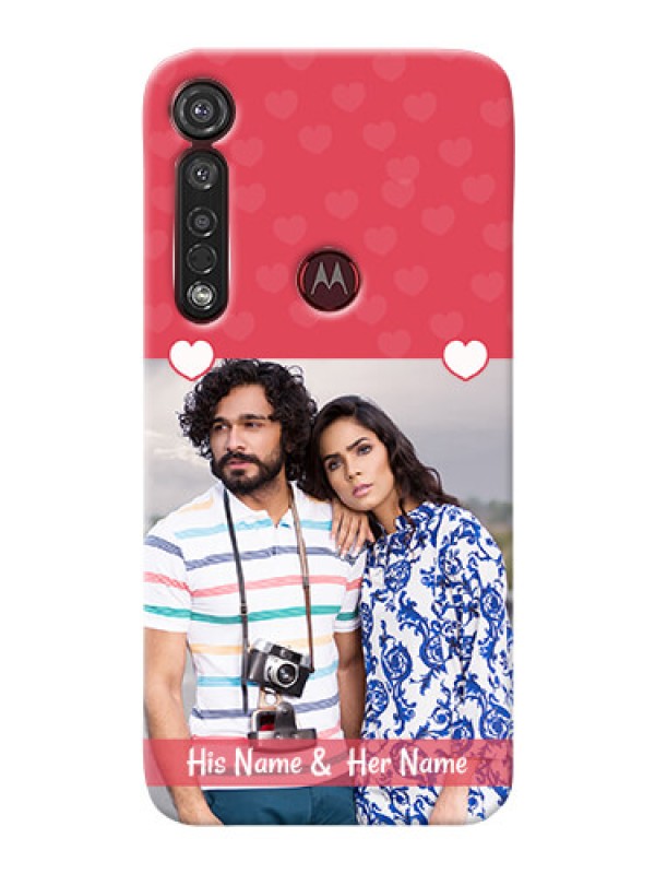 Custom Motorola G8 Plus Mobile Cases: Simple Love Design