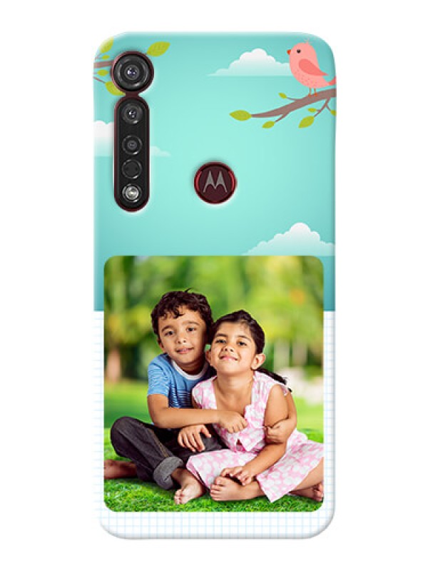 Custom Motorola G8 Plus phone cases online: Doodle love Design