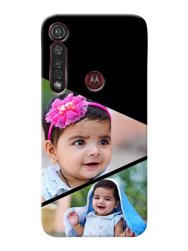 Custom Motorola G8 Plus mobile back covers online: Semi Cut Design