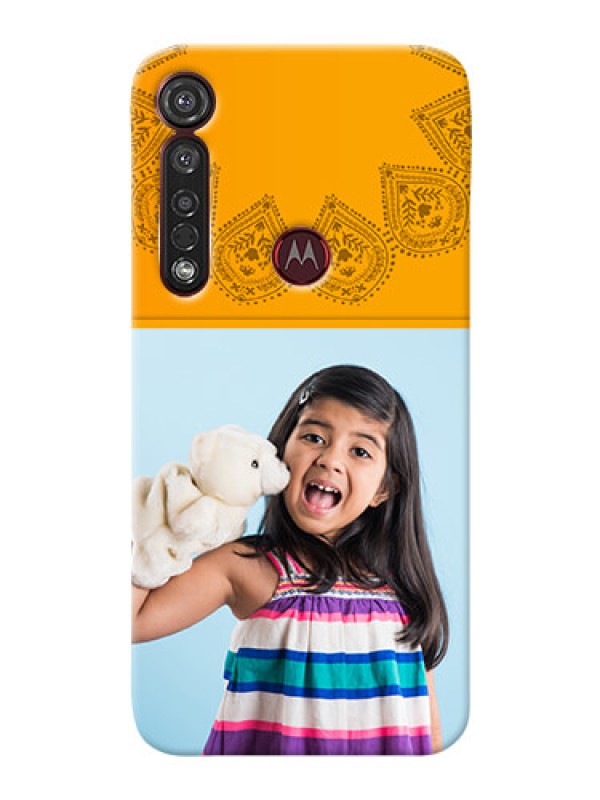 Custom Motorola G8 Plus custom mobile back covers: Photo Wedding Design 