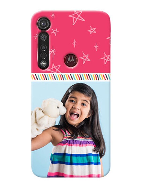 Custom Motorola G8 Plus Personalized Phone Cases: line art design