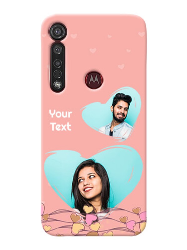 Custom Motorola G8 Plus customized phone cases: Love Doodle Design