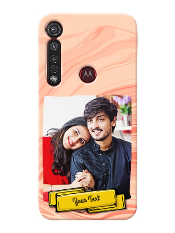 Custom Motorola G8 Plus Customized Phone Cases: Marble Texture Design