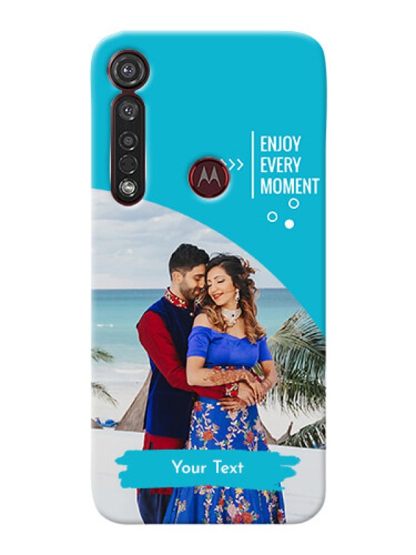 Custom Motorola G8 Plus Personalized Phone Covers: Happy Moment Design