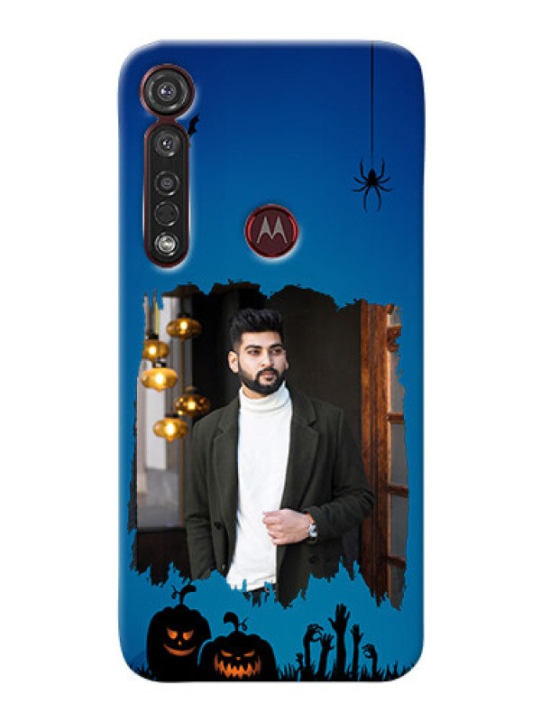 Custom Motorola G8 Plus mobile cases online with pro Halloween design 