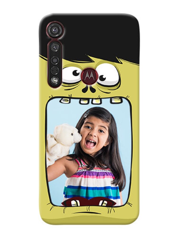 Custom Motorola G8 Plus Mobile Covers: Cartoon monster back case Design