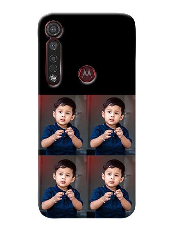 Custom Motorola G8 Plus 4 Image Holder on Mobile Cover
